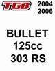 RICAMBI TGB BULLET RS 125cc